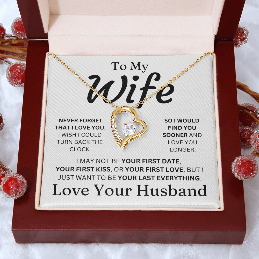 To My Wife - Your Last Everything - Forever Love Necklace